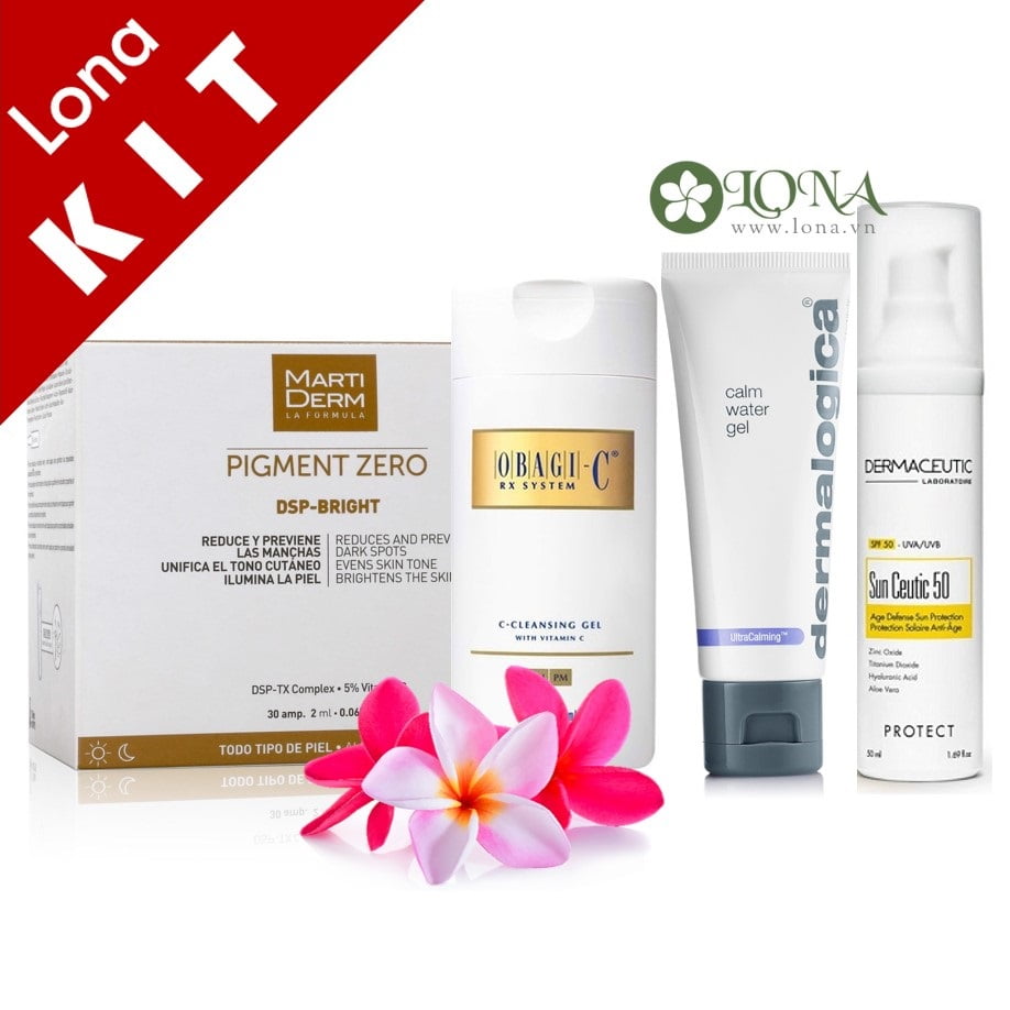 Routine cho da glow up skin với Lona Kit 55 chính hãng