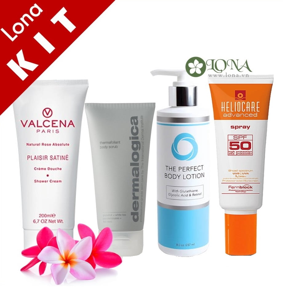 bộ chăm sóc chứa glycolic acid