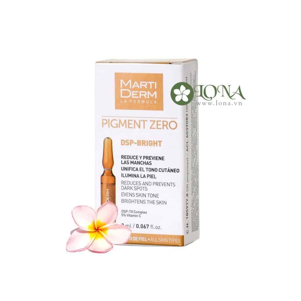 MartiDerm Pigment Zero DSP Bright Ampoule Dưỡng Sáng Đều Màu Da