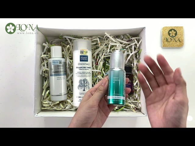 bộ chăm sóc chứa retinol