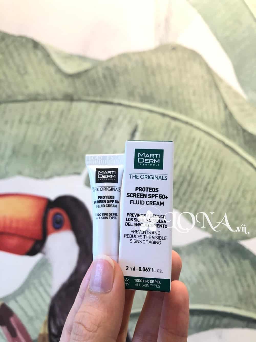 Kem chống nắng Martiderm mini size 2ml