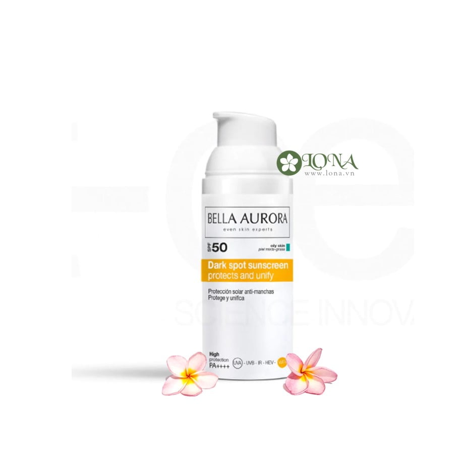 Kem chống nắng Bella Aurora Dark Spot Suncreen SPF 50 Combination oily skin 