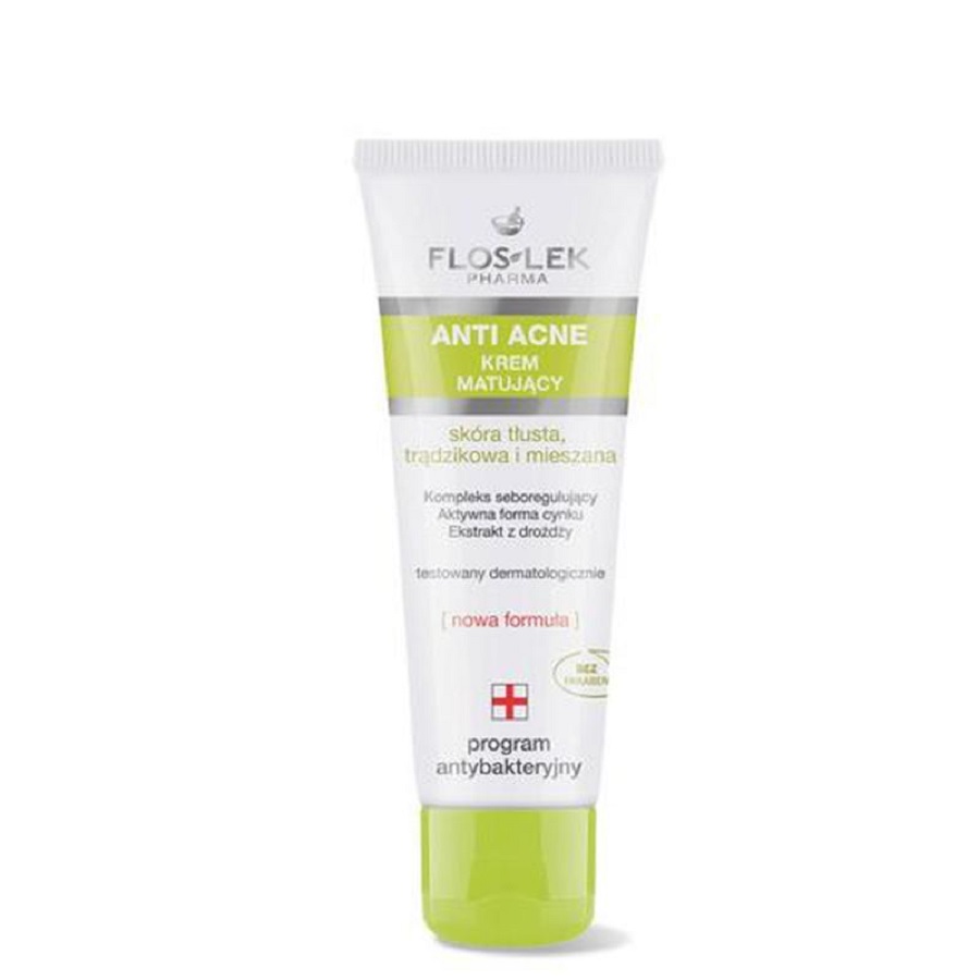 Kem dưỡng Anti acne 24h System Mattifying Cream FLOSLEK - thông tin nhận diện