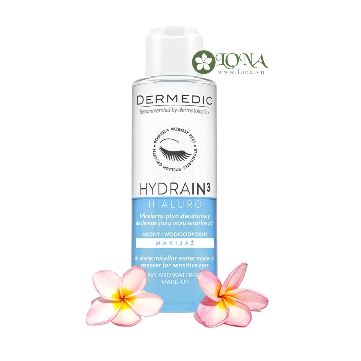  Nước tẩy trang Dermedic Hydrain3 HiaLuro 