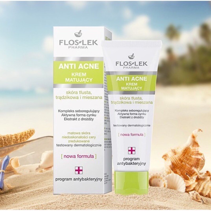 Kem dưỡng Anti acne 24h System Mattifying Cream FLOSLEK - hình ảnh cuối bài