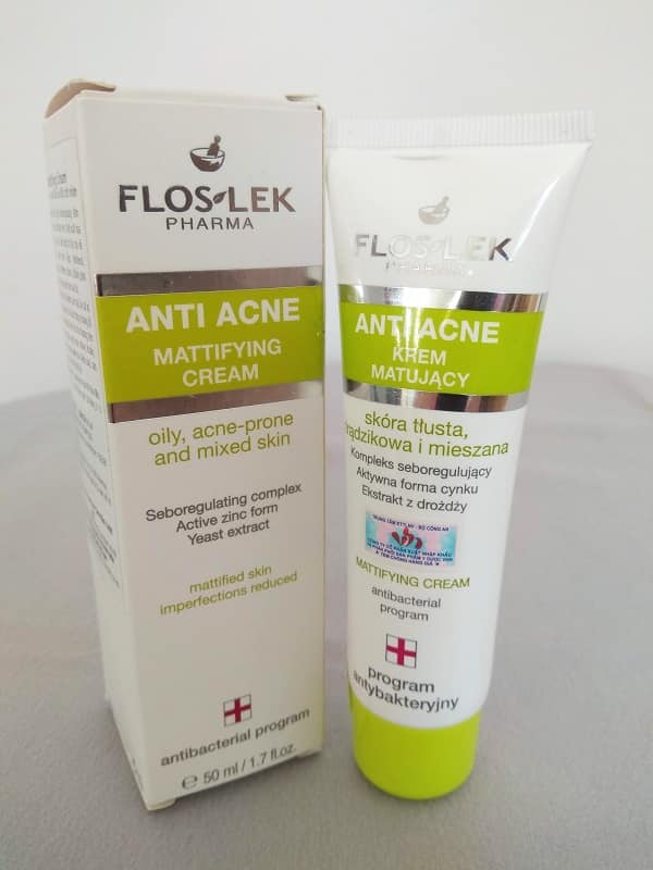 Cream Floslek Anti 24h System Mattifying mixed, oily and acneprone skin. acne - tham khảo khi sử dụng