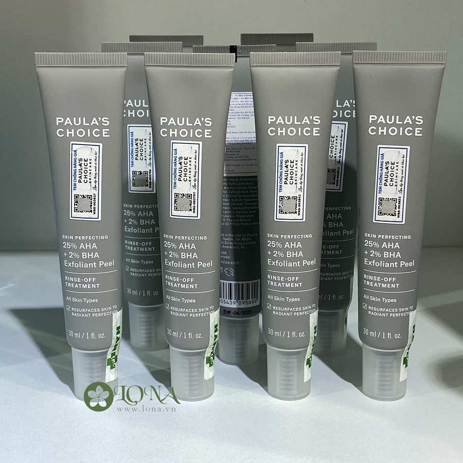 AHA 25% + 2% BHA exfoliant peel Paula's chính hãng