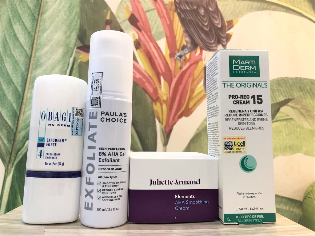 Kết hợp AHA và Retinol