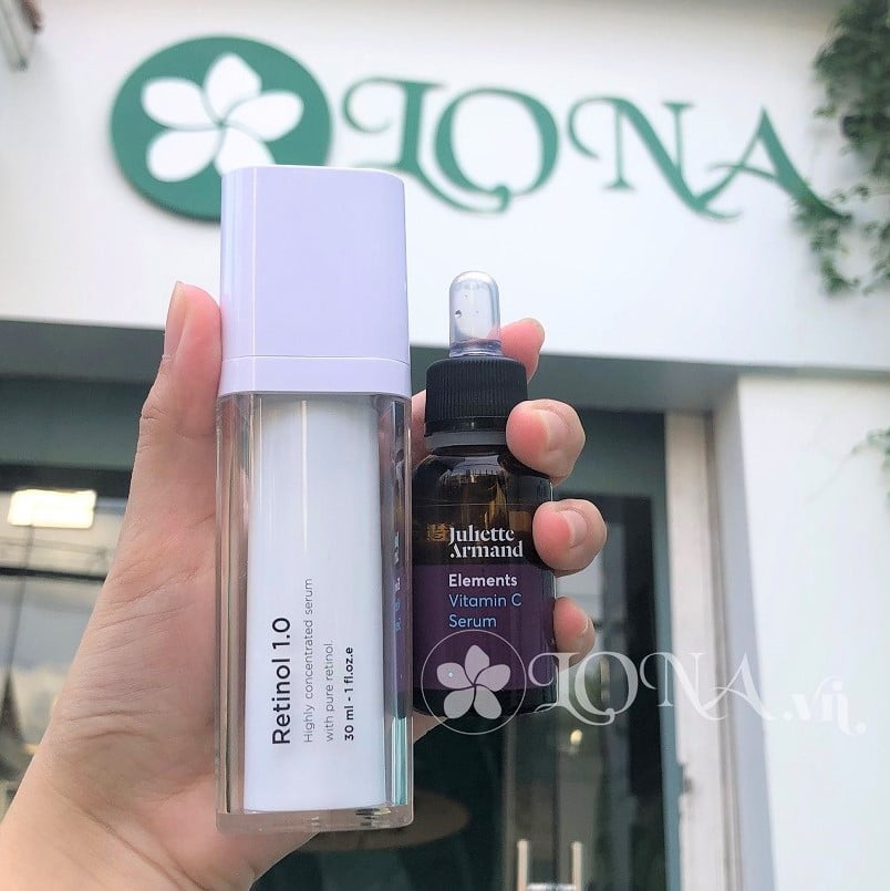 kết hợp Vitamin C và Retinol