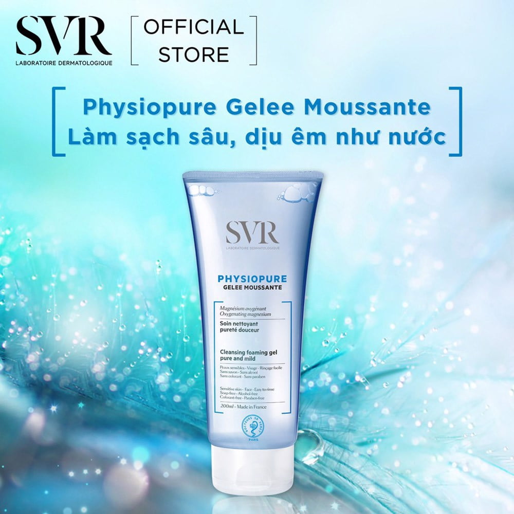 sữa rửa mặt SVR chính hãng