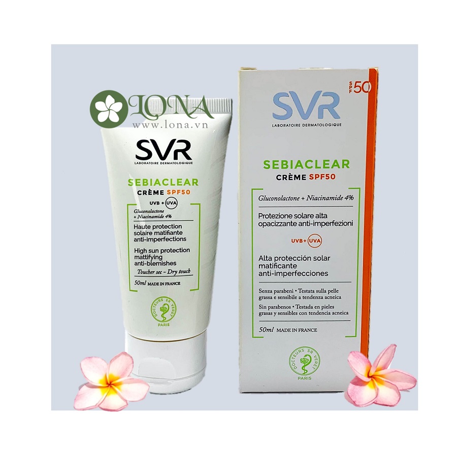 kem chống nắng bảo vệ da trước tia UV SVR