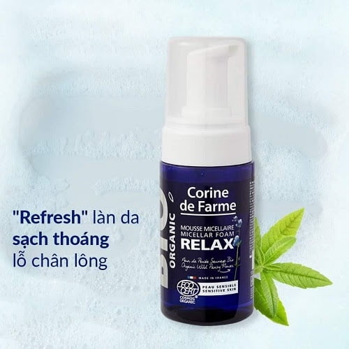 sữa rửa mặt làm sạch da dịu nhẹ Corine de Farme