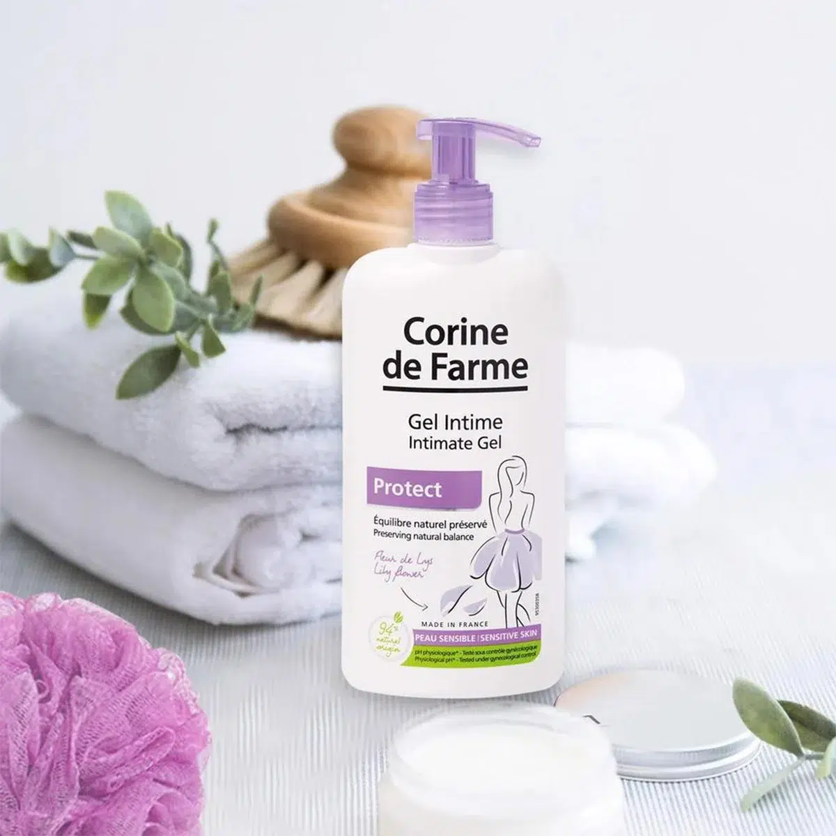 gel chăm sóc da làm sạch da dịu nhẹ Corine de Farme