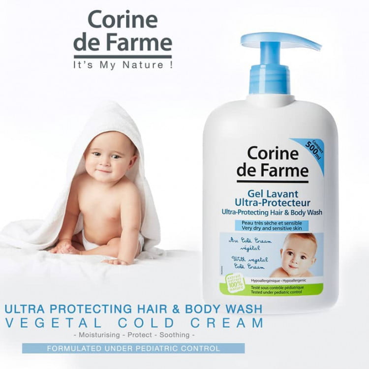 gel chăm sóc da làm dịu da nhạy cảm Corine de Farme