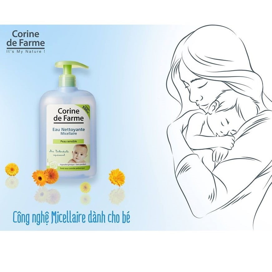 sản phẩm chăm sóc làm dịu da nhạy cảm Corine de Farme