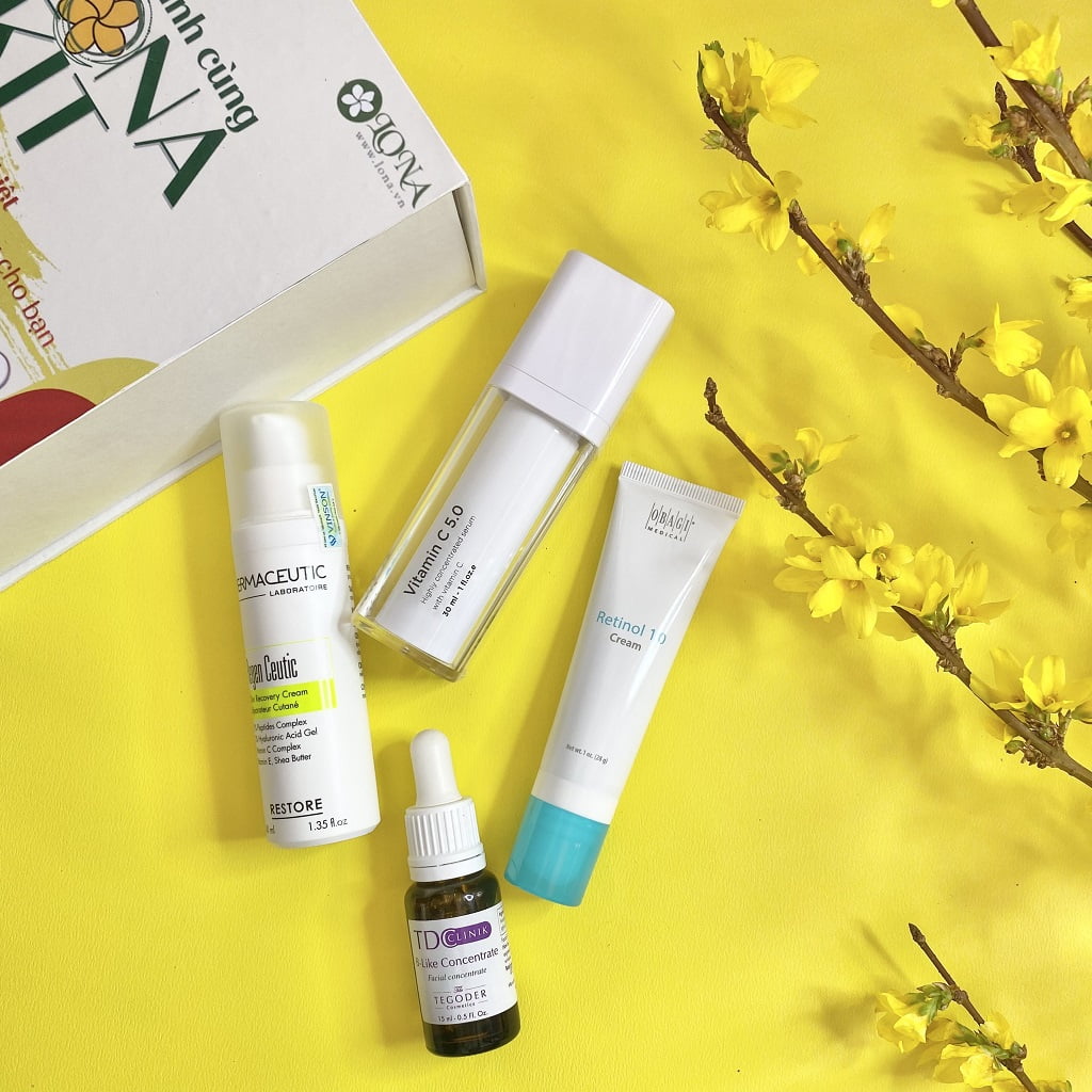 retinol thu nhỏ lỗ chân lông