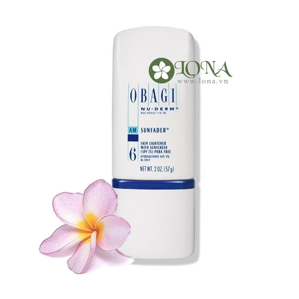 Obagi Nuderm Sunfader SPF 15 số 6 kem làm trắng da