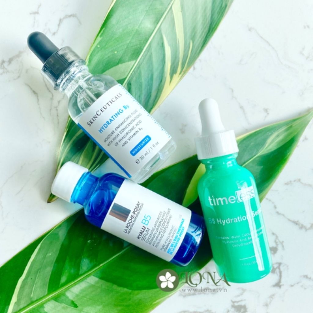 So sánh B5 Timeless với B5 Skinceuticals, B5 La Roche Posay