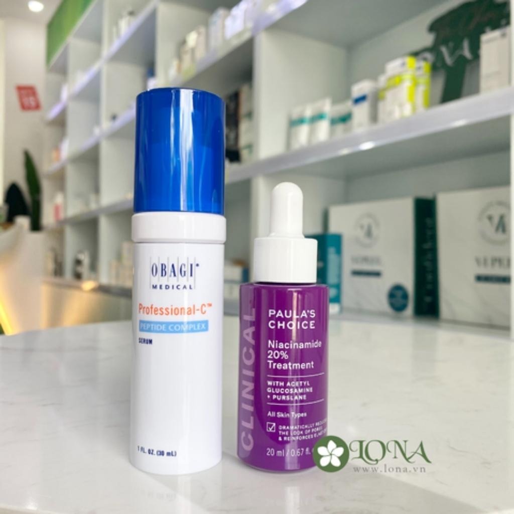 HA Obagi và Niacinamide Paula's Choice