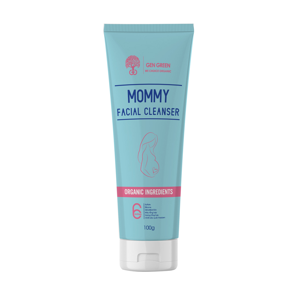 SỮA RỬA MẶT HỮU CƠ GENGREEN DÀNH CHO MẸ BẦU VÀ MẸ SAU SINH – MOMMY FACIAL CLEANSER