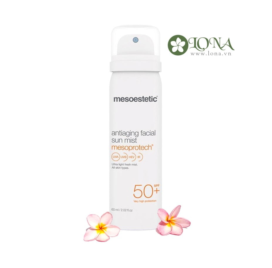 sản phẩm chăm sóc bảo vệ da trước tia UV Mesoestetic