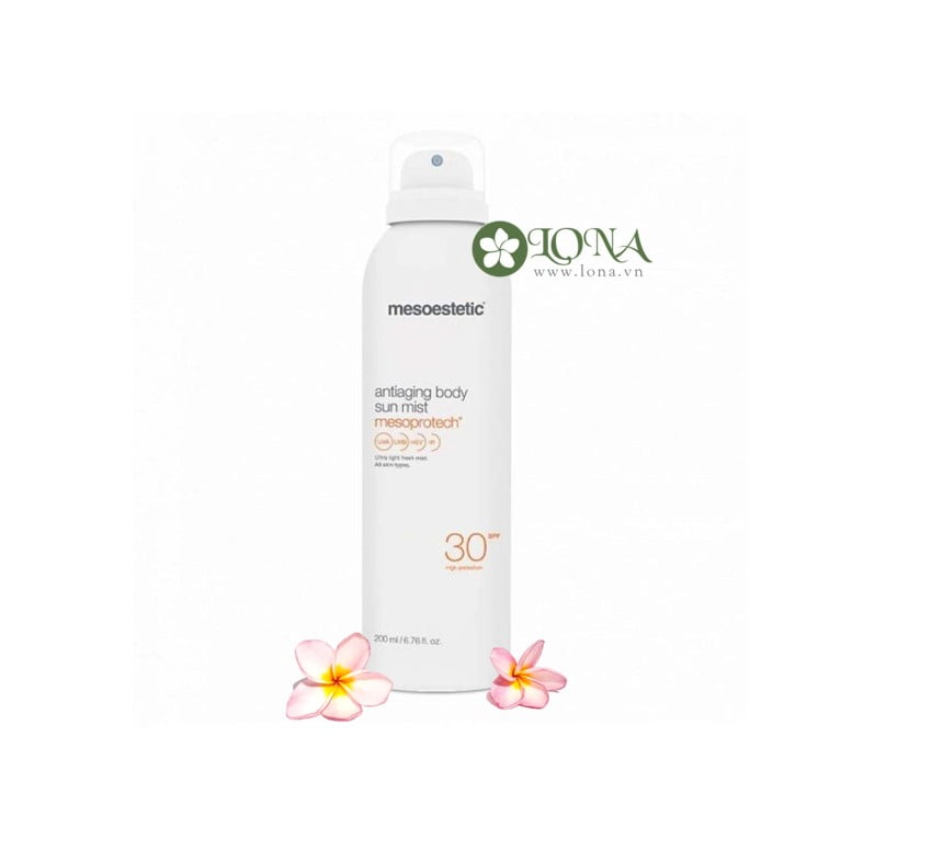 sản phẩm chăm sóc bảo vệ da trước tia UV Mesoestetic