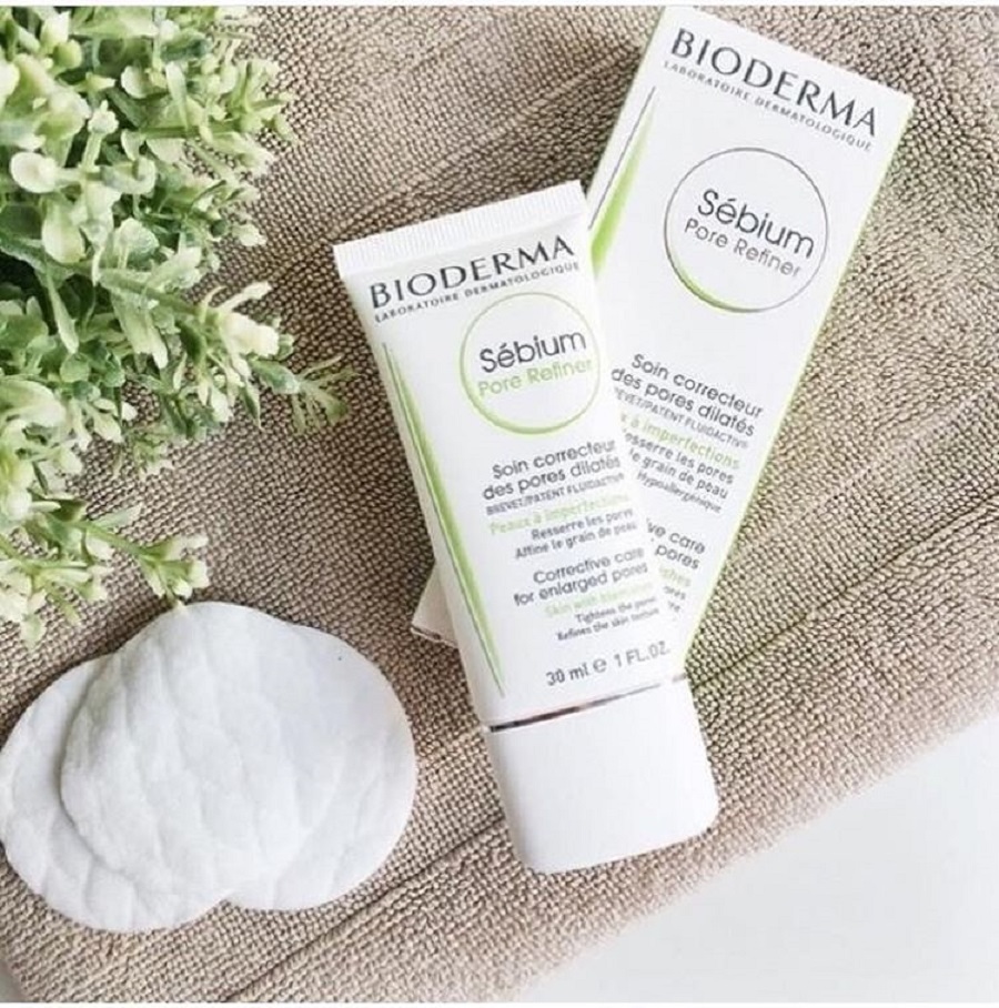kem se khít lỗ chân lông Bioderma sebium pore refiner
