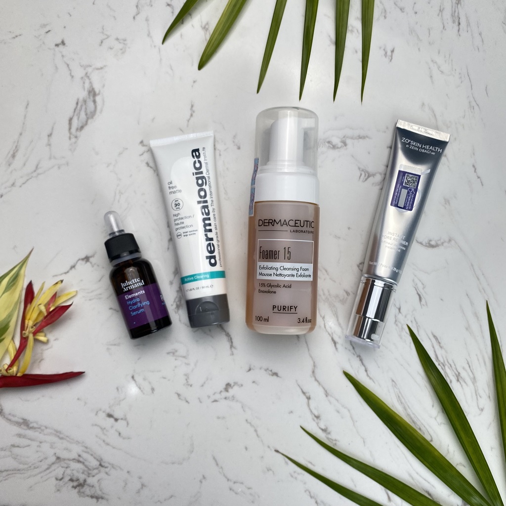 glycolic acid kiểm soát dầu nhờn