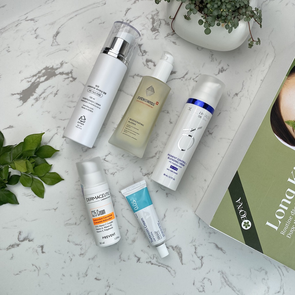 vitamin c giảm nám và đốm sắc tố