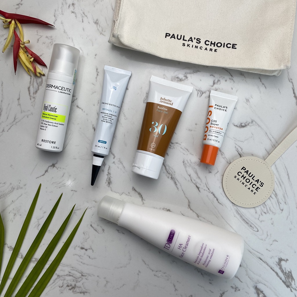 bộ chăm sóc chứa retinol