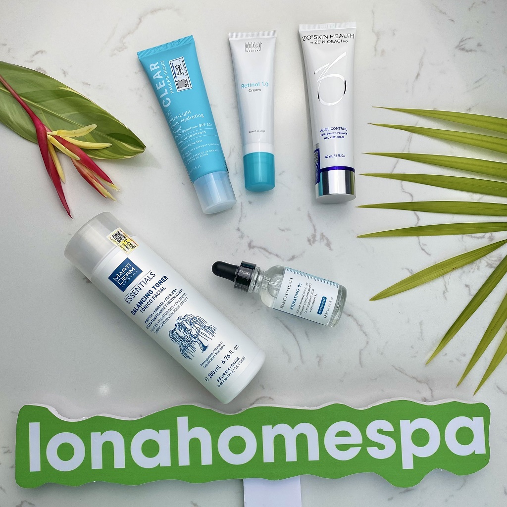 bộ chăm sóc chứa retinol