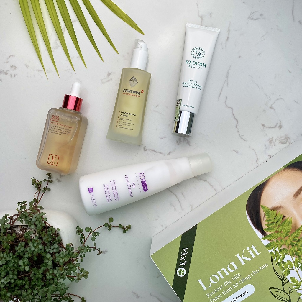 bộ chăm sóc chứa hyaluronic acid
