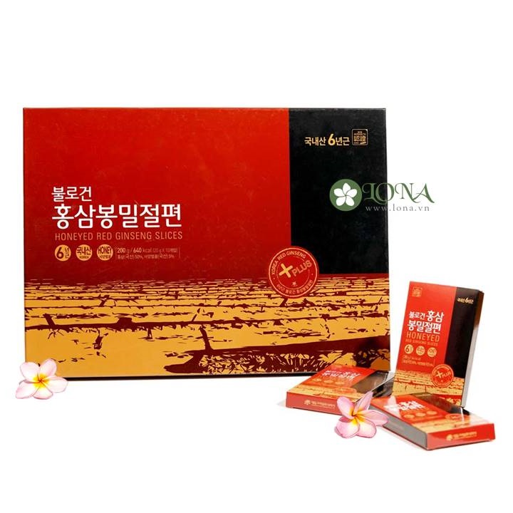 Hồng sâm Deadong lát tẩm mật ong 