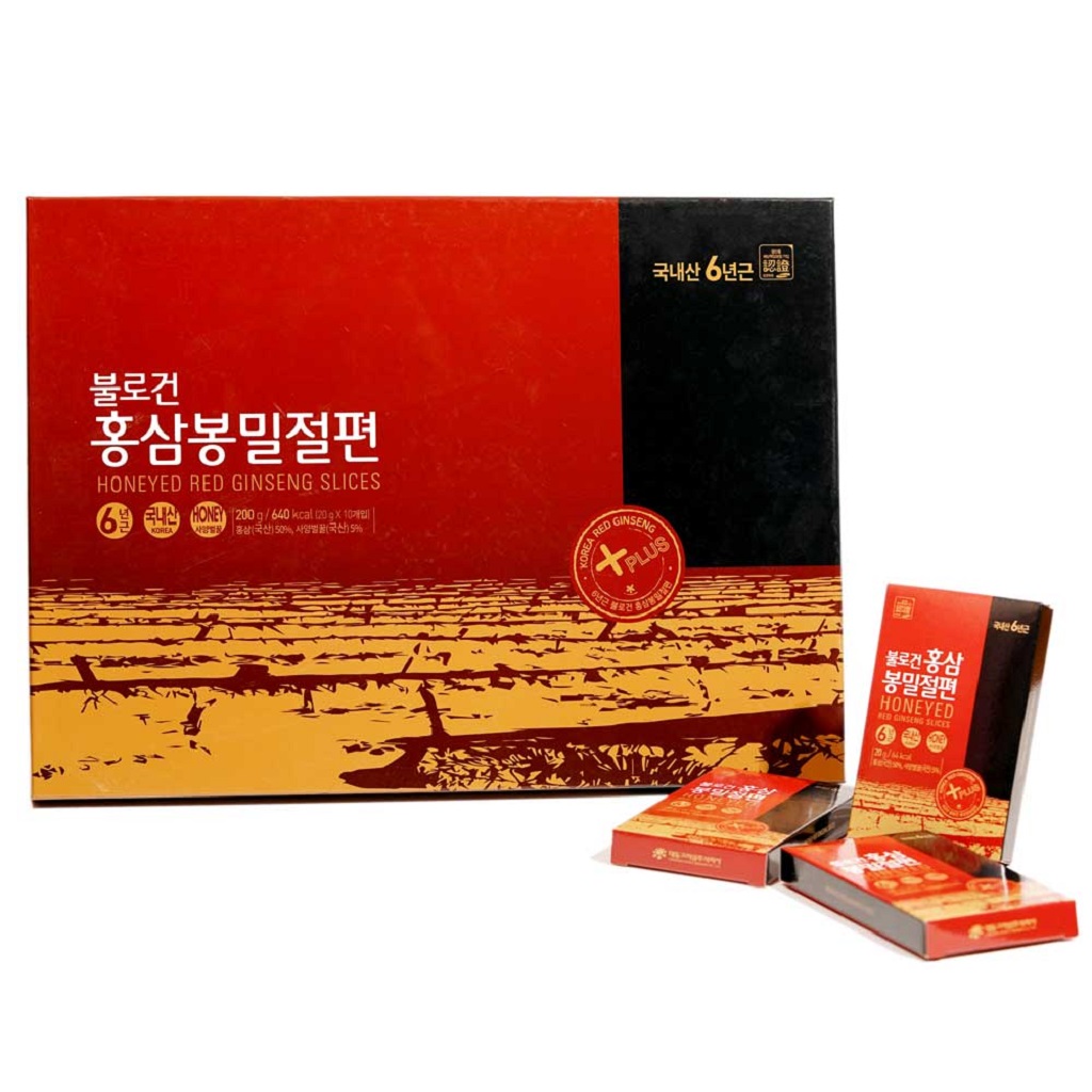 Hồng sâm lát tẩm mật ong 200gram