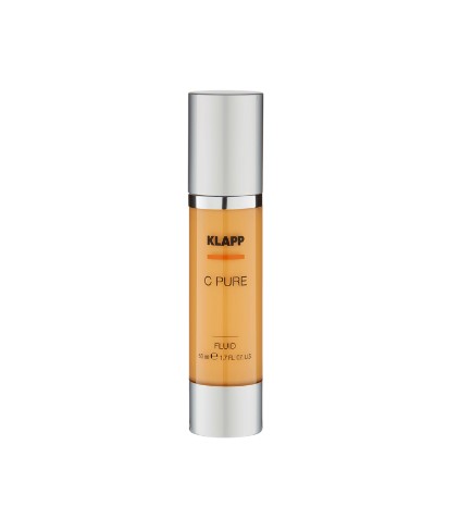 Hình ảnh chuyên sâu từ Klapp: 'Klapp C Pure Fluid Vitamin C' với công nghệ hiện đại, khẳng định tiêu chuẩn chất lượng của Klapp Skincare và Klapp Cosmetics, là biểu tượng của Klapp sản phẩm chăm sóc da và Klapp mỹ phẩm.