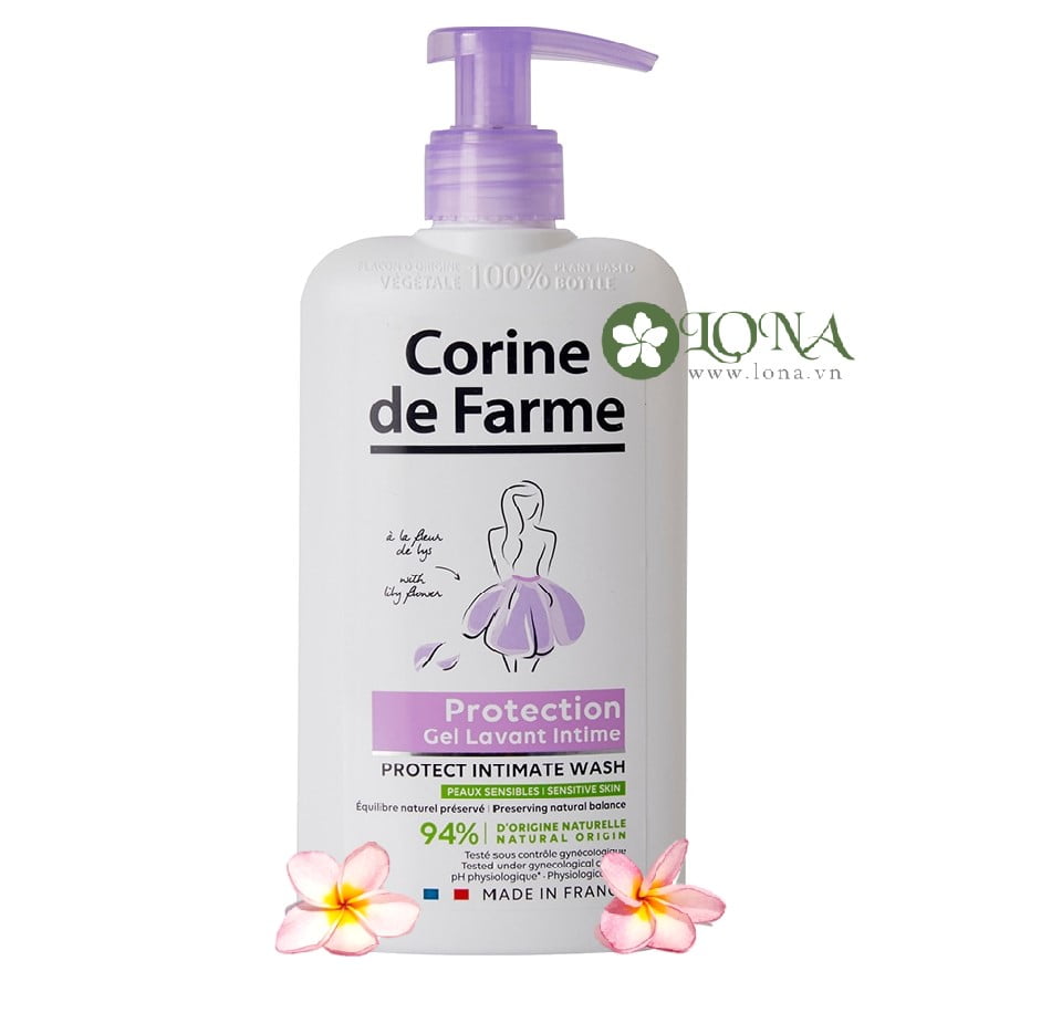 Dung dịch vệ sinh CORINE DE FARME lntimate Gel Protect 