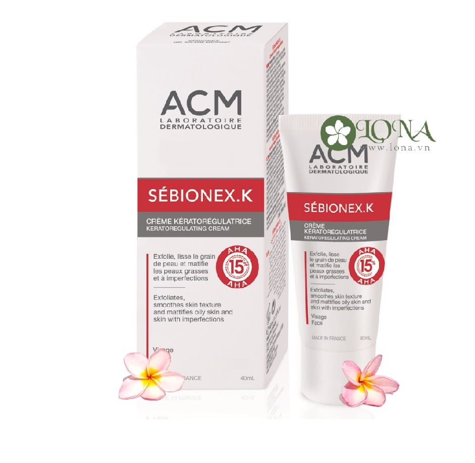 Kem mụn ACM Sebionex K Cream 