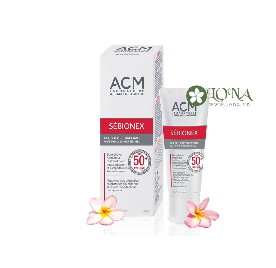 Kem chống nắng ACM Sebionex Mattifying Sunscreen Gel SPF 50 