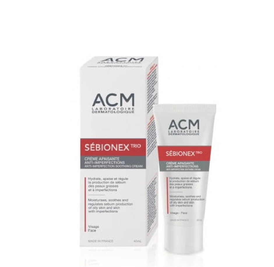 acm sebionex trio anti-imperfection soothing cream 