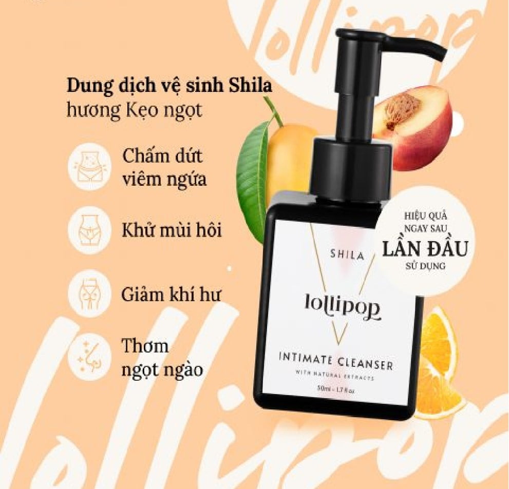 dung dịch vệ sinh phụ nữ shila lollipop 