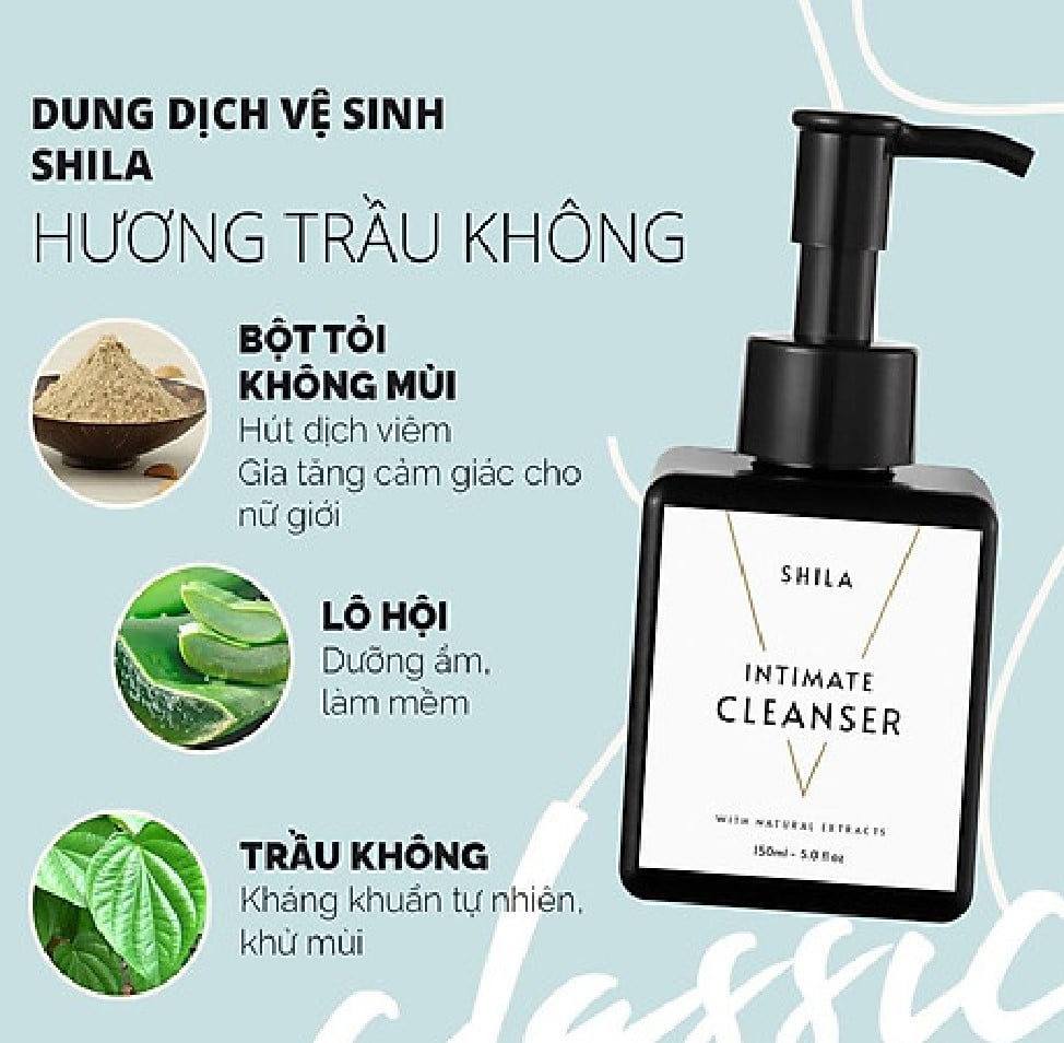 Dung dịch vệ sinh Shila Intimate Cleanser Classic 