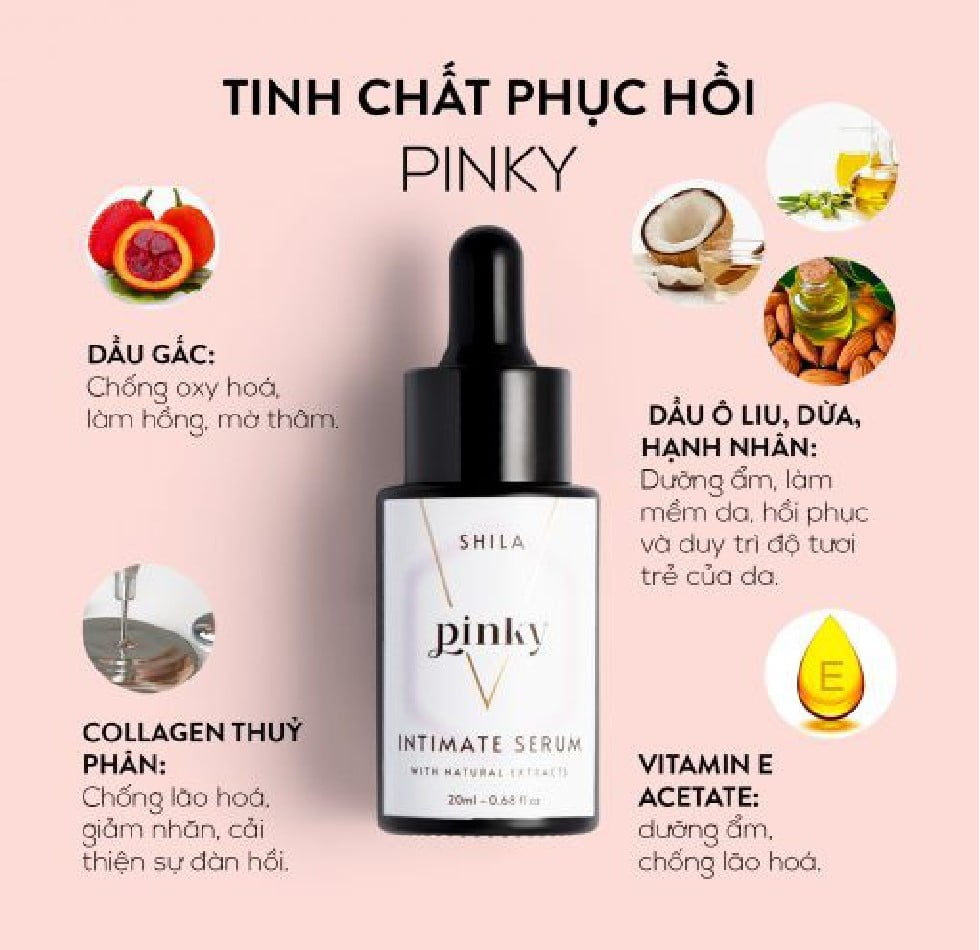 Serum Shila làm hồng vùng kín  