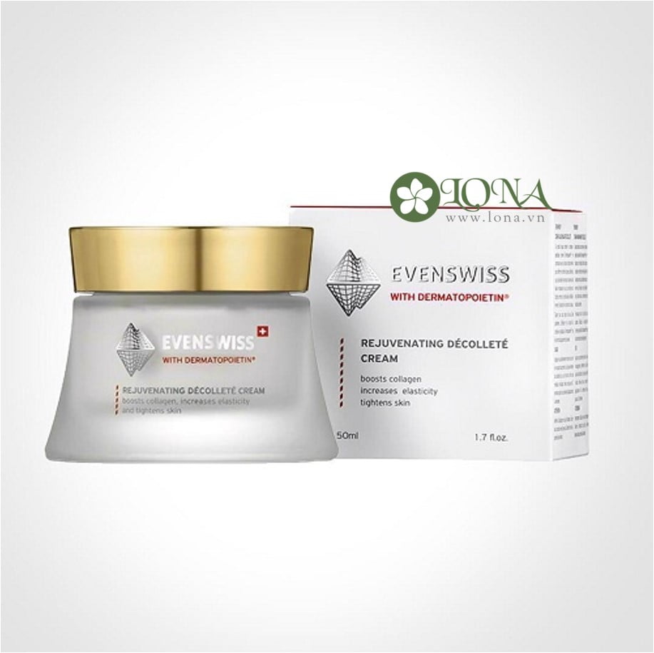 evenswiss rejuvenating decollete cream 