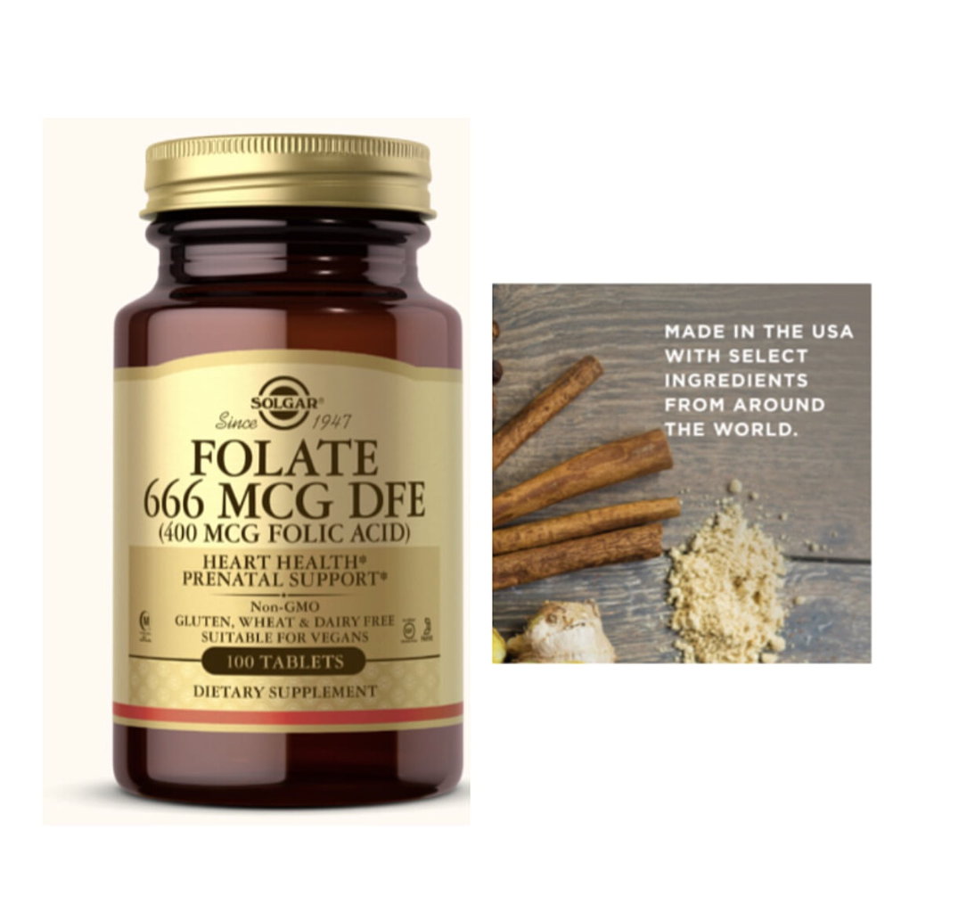 Solgar Folate 666 mcg DFE