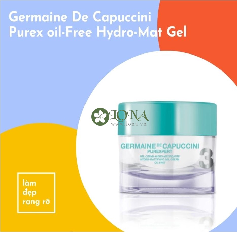 Kem dưỡng da Germaine De Capuccini Purex oil Free Hydro Mat Gel 
