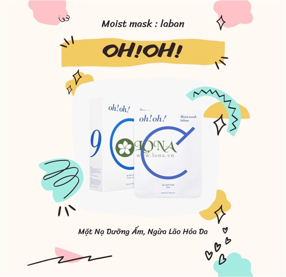 hiệu quả của mặt nạ oh oh Moist mask trong việc chống lão hóa