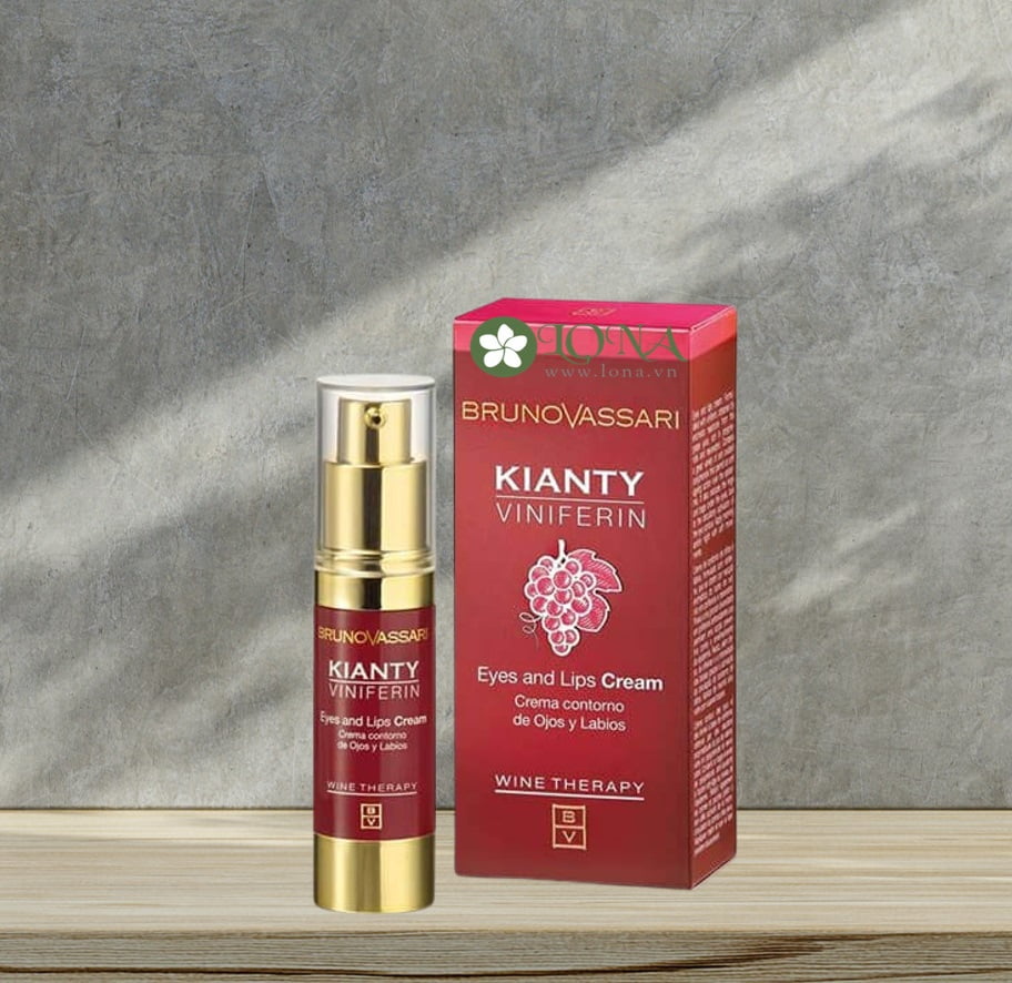 Chăm sóc mắt Bruno Vassari Kianty Viniferin Eyes Lips Cream  
