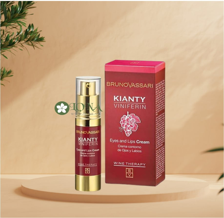 Chăm sóc mắt Bruno Vassari Kianty Viniferin Eyes Lips Cream  