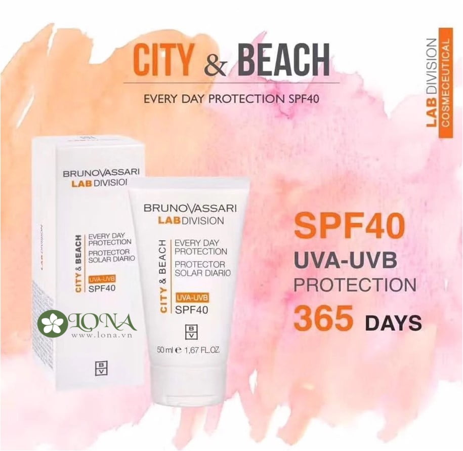 Lợi ích của Kem chống nắng Bruno Vassari Everyday Protection Spf40