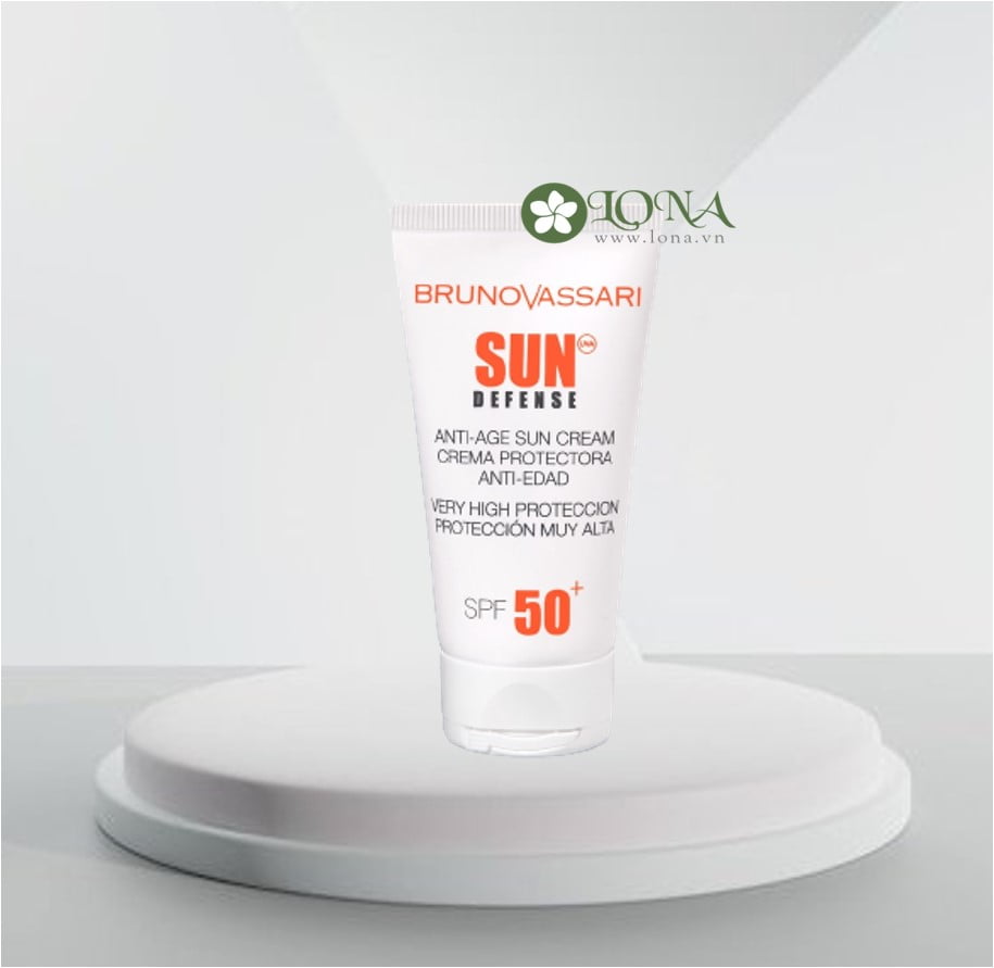 Kem chống nắng Bruno Vassari Anti Age Sun Cream Spf50 